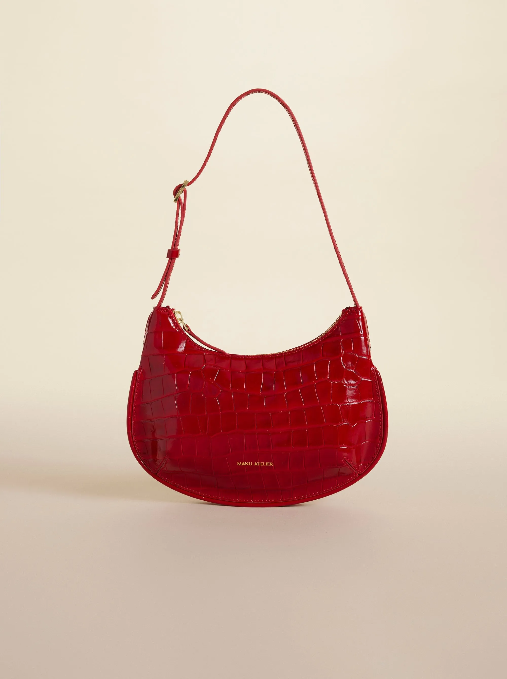 Ilda Red Croc sold by Manu Atelier