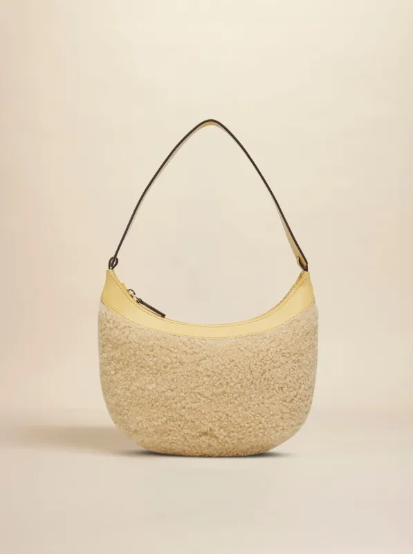 Manu Mini Hobo Banana Shearling sold by Manu Atelier