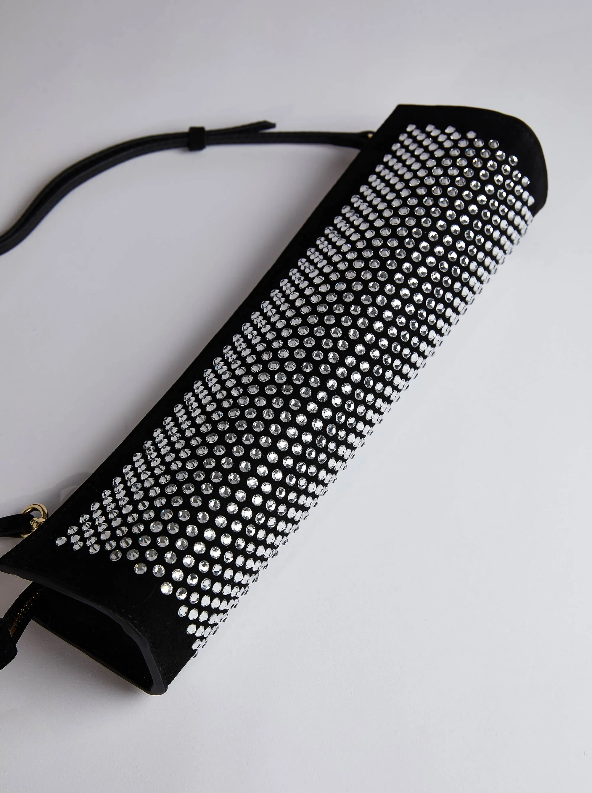 Pencil Box Black Suede with Crystals sold by Manu Atelier product image thumbnail 5