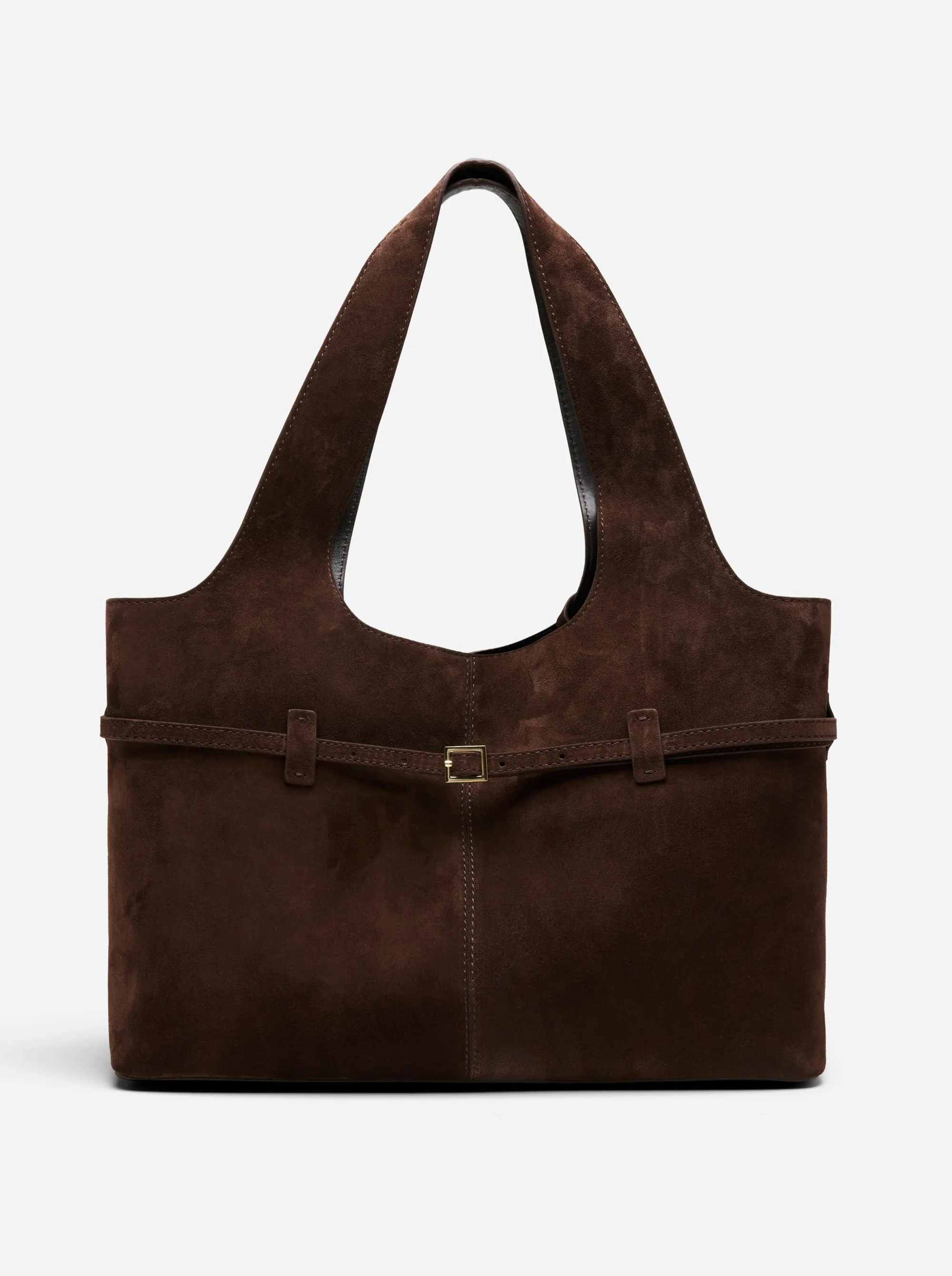 Cambon Cabas Deep Brown Suede sold by Manu Atelier