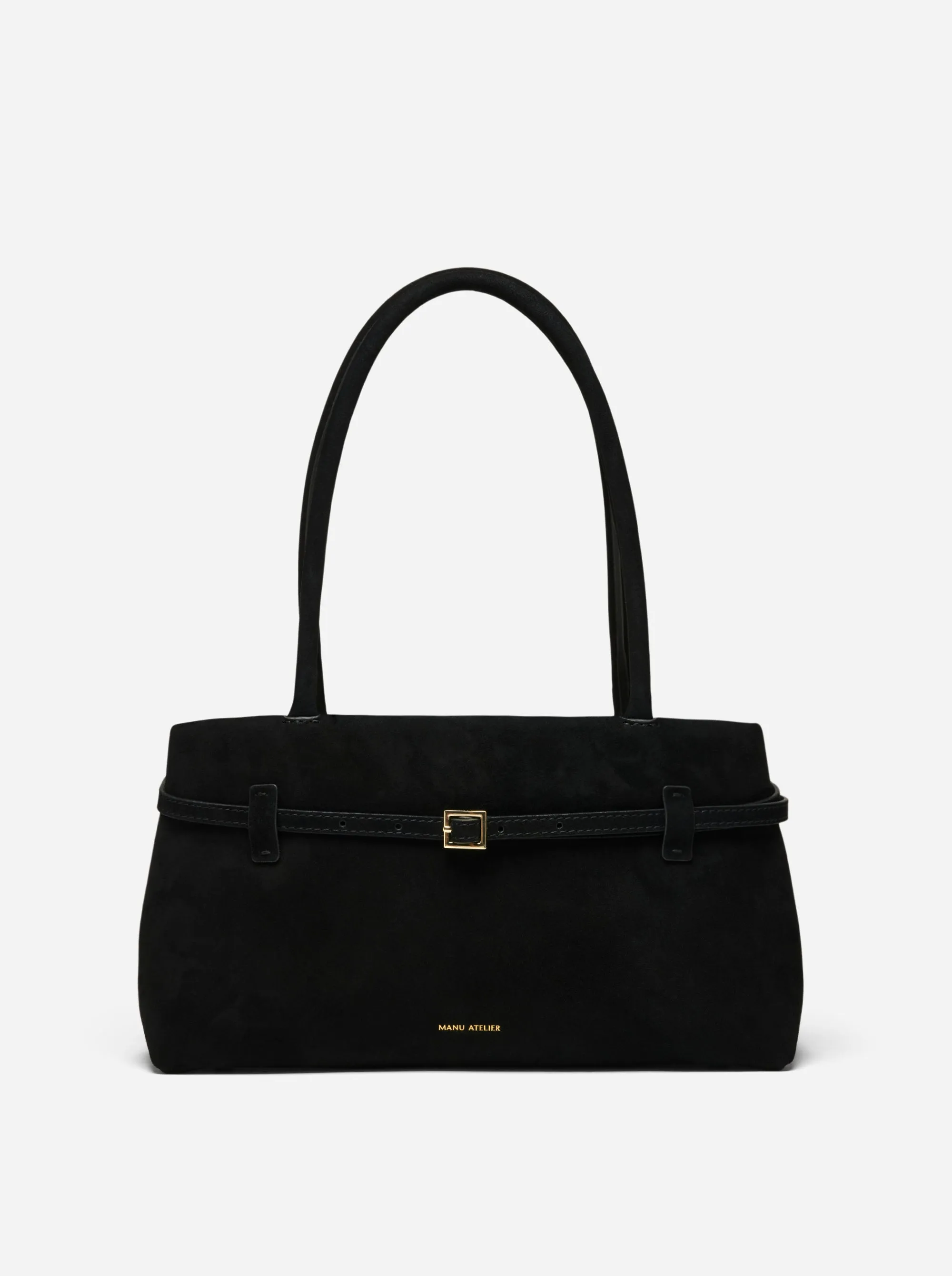 Le Cambon East West Black Suede sold by Manu Atelier