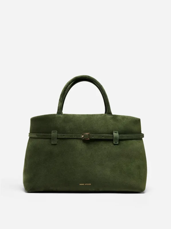 Le Cambon 35 Velvet Green Suede made by Manu Atelier