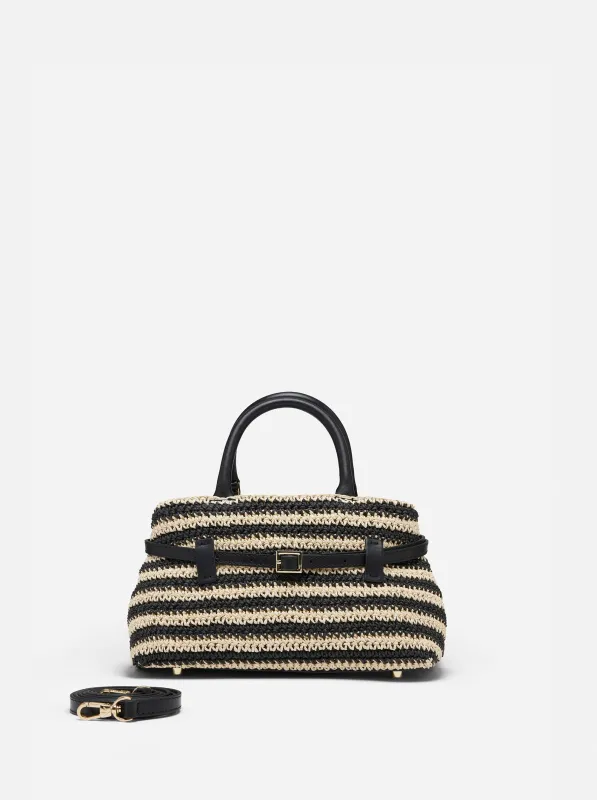 Le Cambon 25 Ecru Crochet & Black Soft made by Manu Atelier