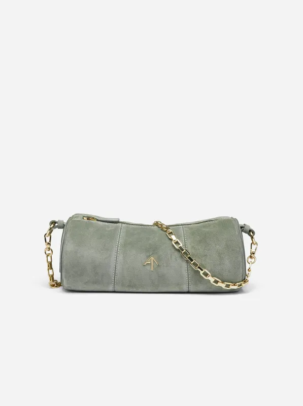 Cylinder Pepe Green Suede made by Manu Atelier