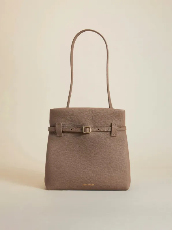 Mini Tote du Jour Etoupe Grained sold by Manu Atelier