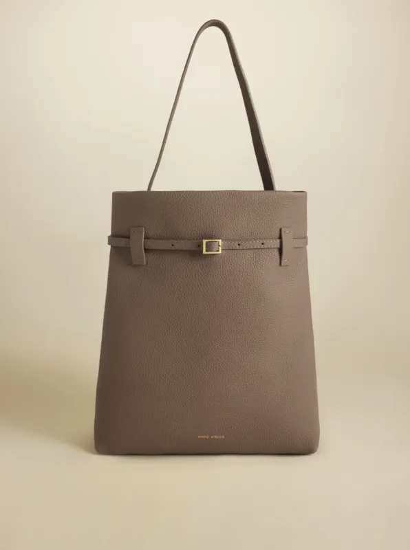 Tote du Jour Etoupe Grained sold by Manu Atelier