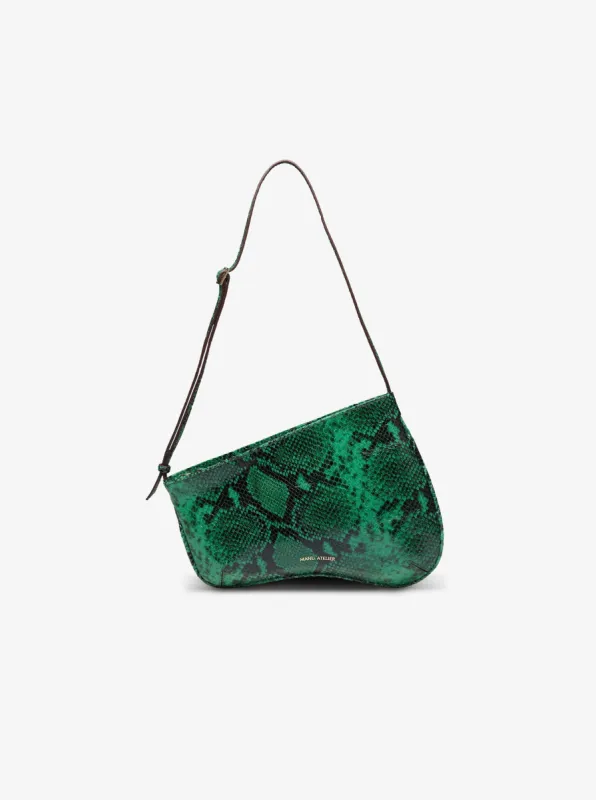 Curve Green Snake Embossed sold by Manu Atelier
