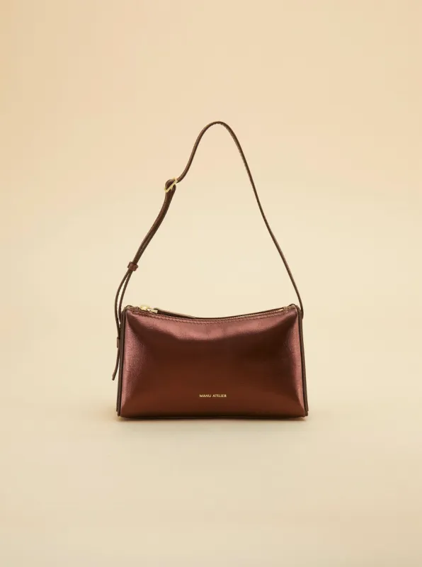 Mini Prism Brown Metallic Printed sold by Manu Atelier