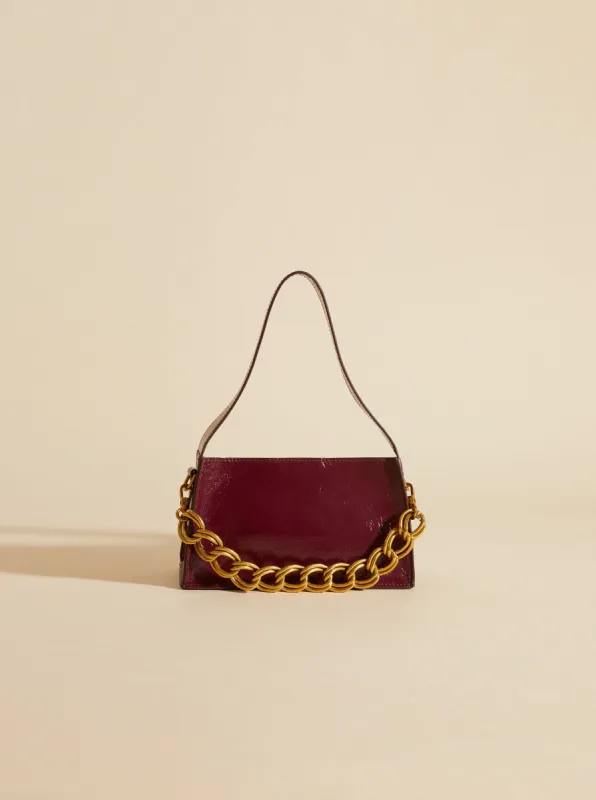 Mini Kesme Burgundy High Gloss sold by Manu Atelier