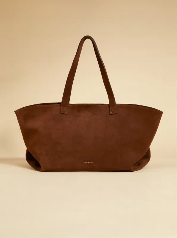 Manu Carry All Chocolate Suede sold by Manu Atelier