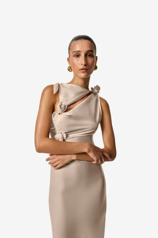 Asymmetric Flower Gown sold by Coperni Paris