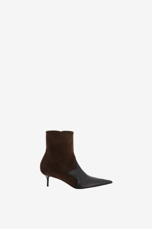 Suede Star Cut-Out Low Boots sold by Coperni Paris