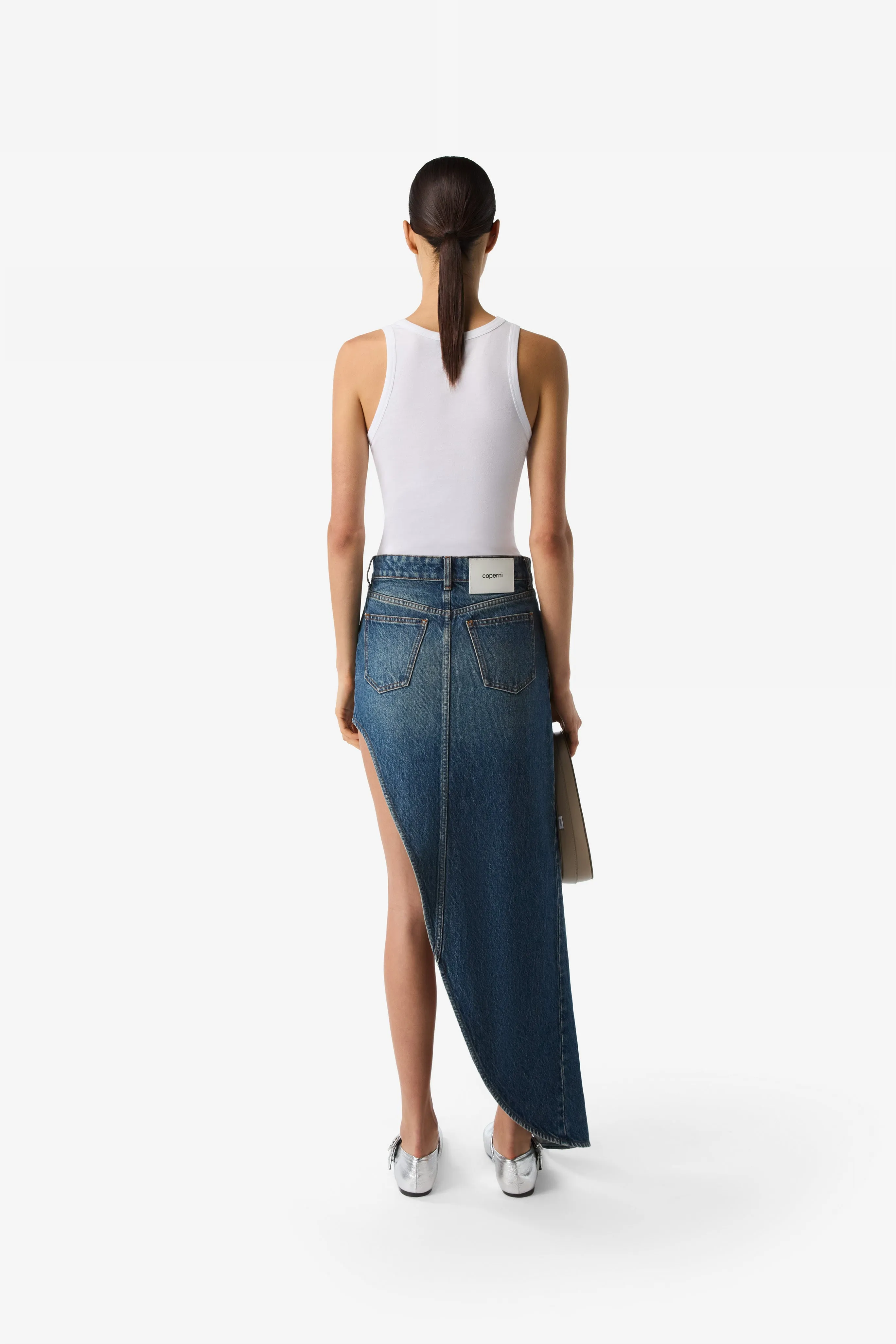 One-Leg Denim Skirt sold by Coperni Paris product image thumbnail 4
