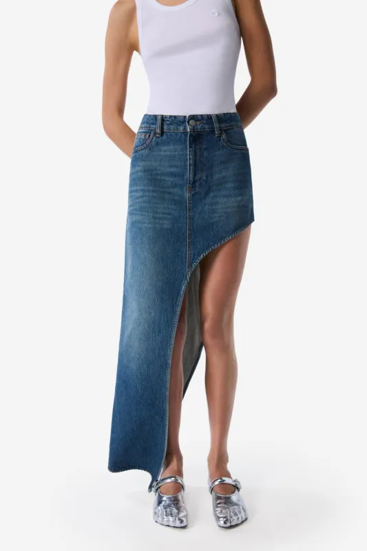One-Leg Denim Skirt sold by Coperni Paris