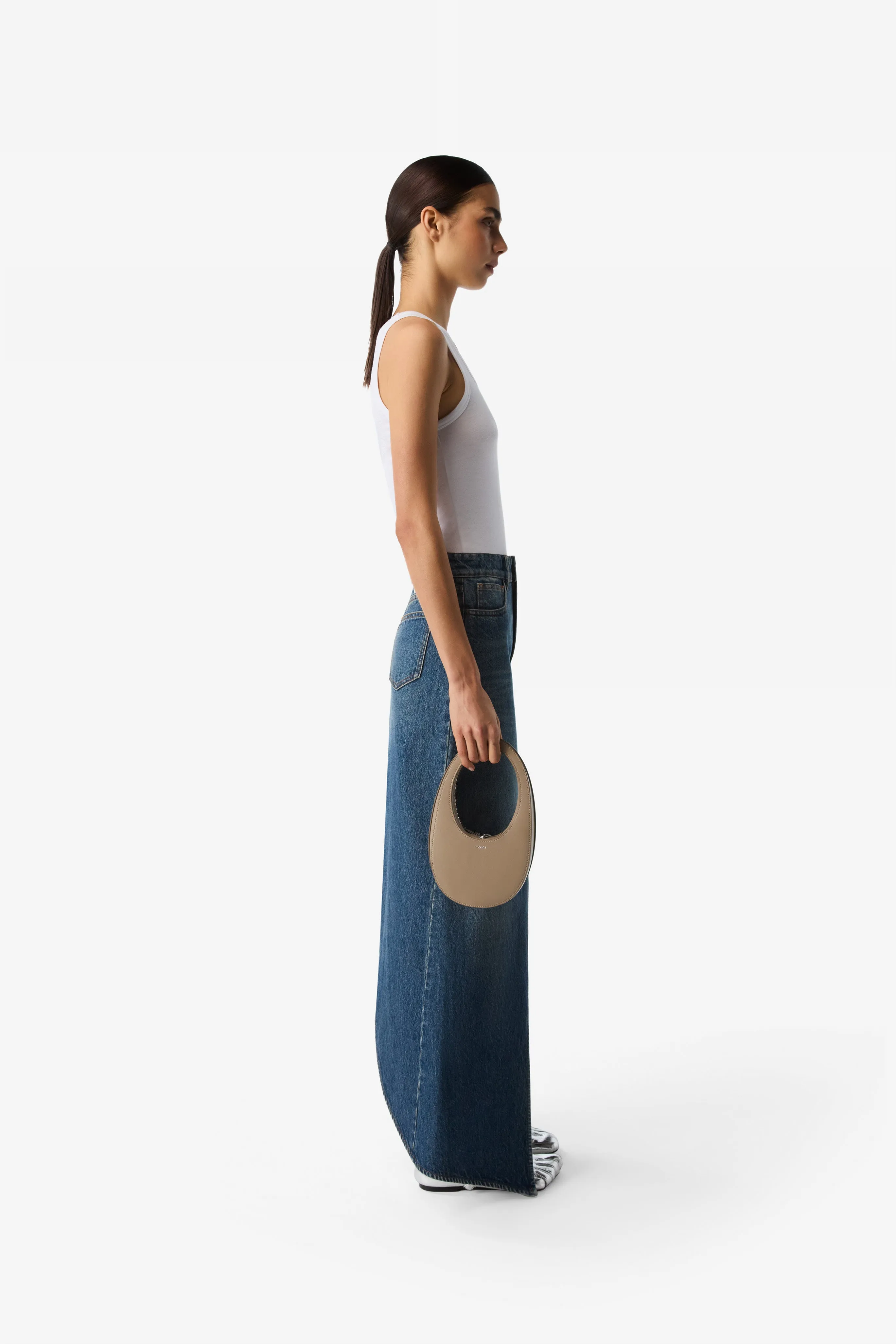 One-Leg Denim Skirt sold by Coperni Paris product image thumbnail 3
