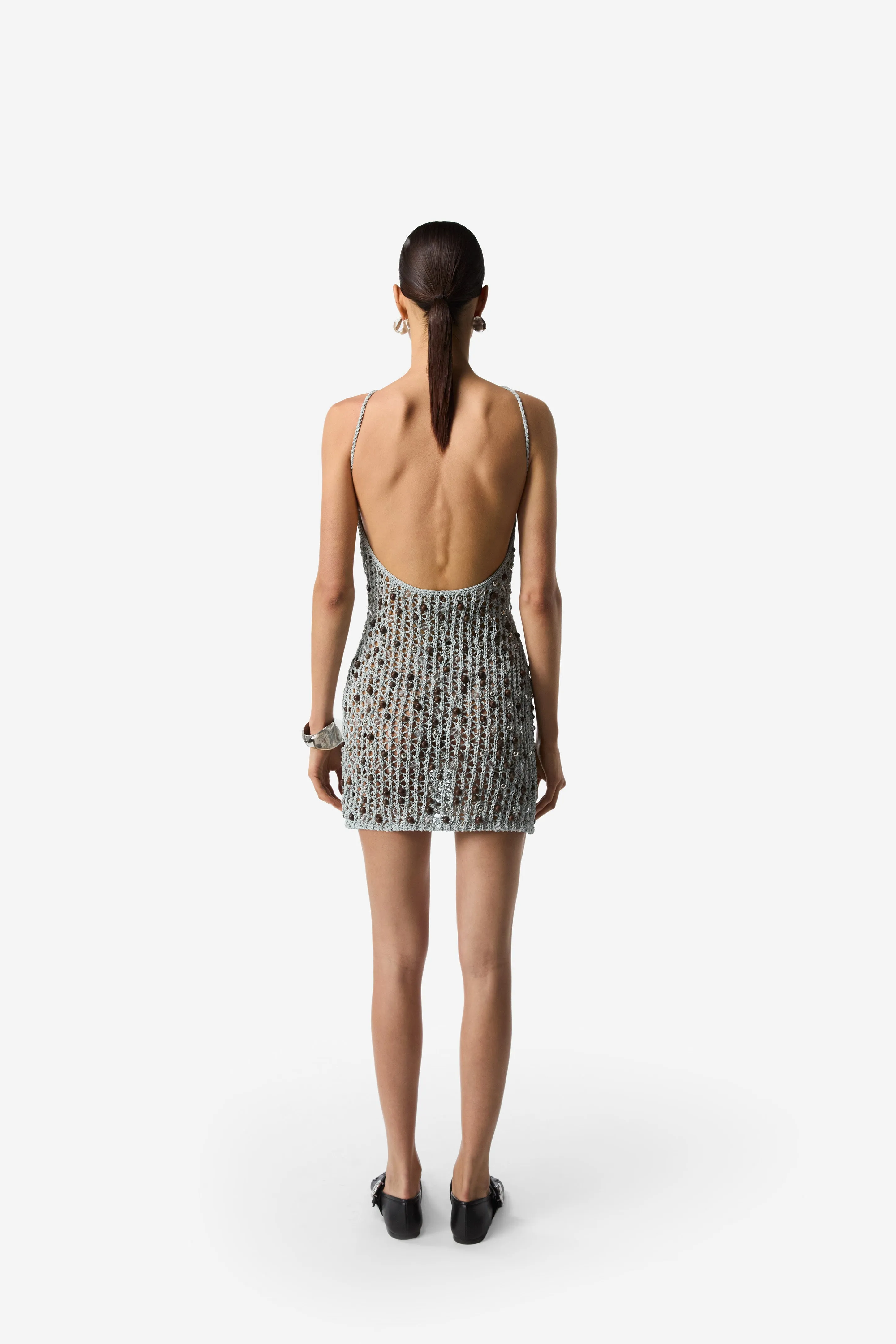 Beaded Knitted Dress sold by Coperni Paris product image thumbnail 4