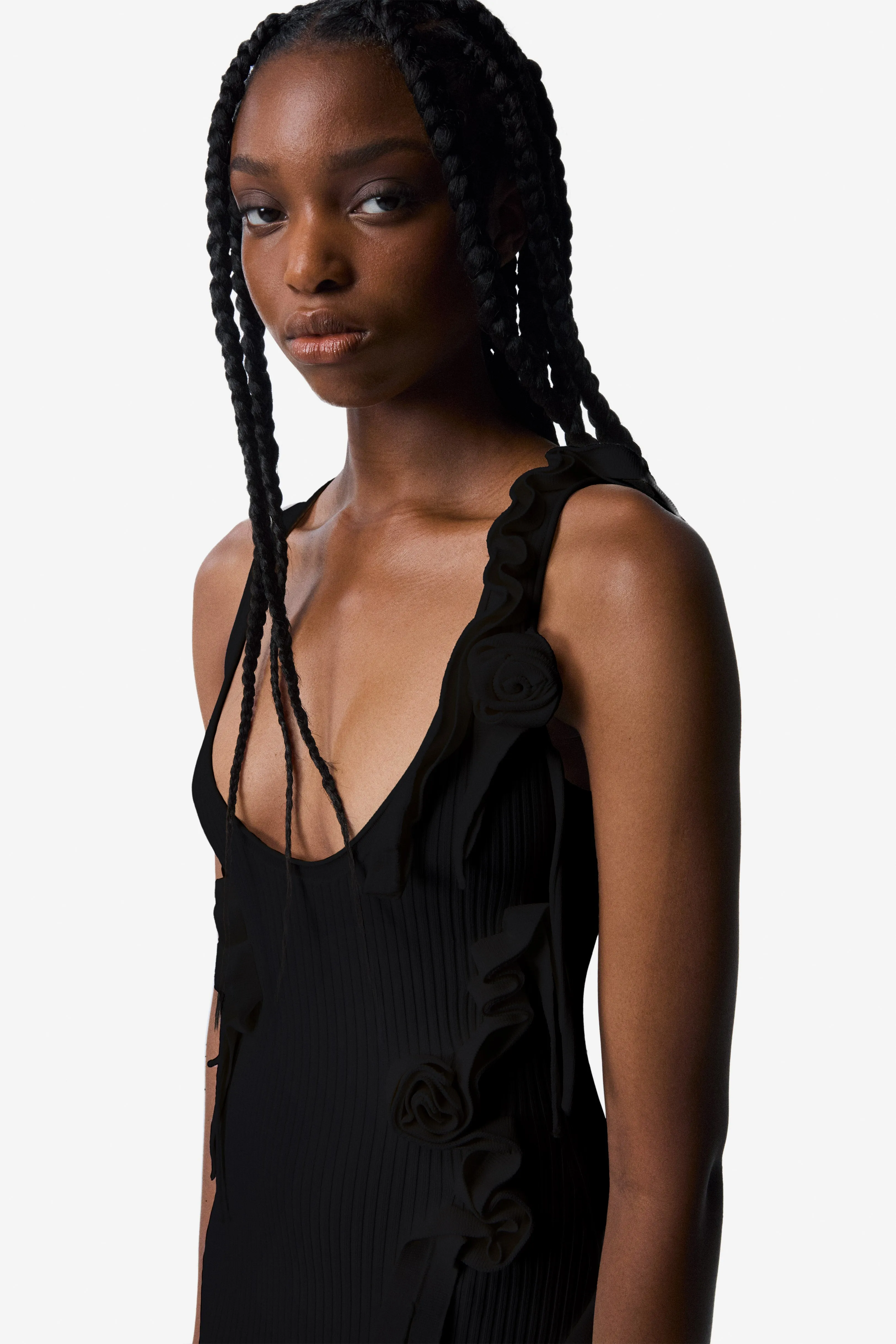 Knitted Ribbon Long Tank Dress sold by Coperni Paris