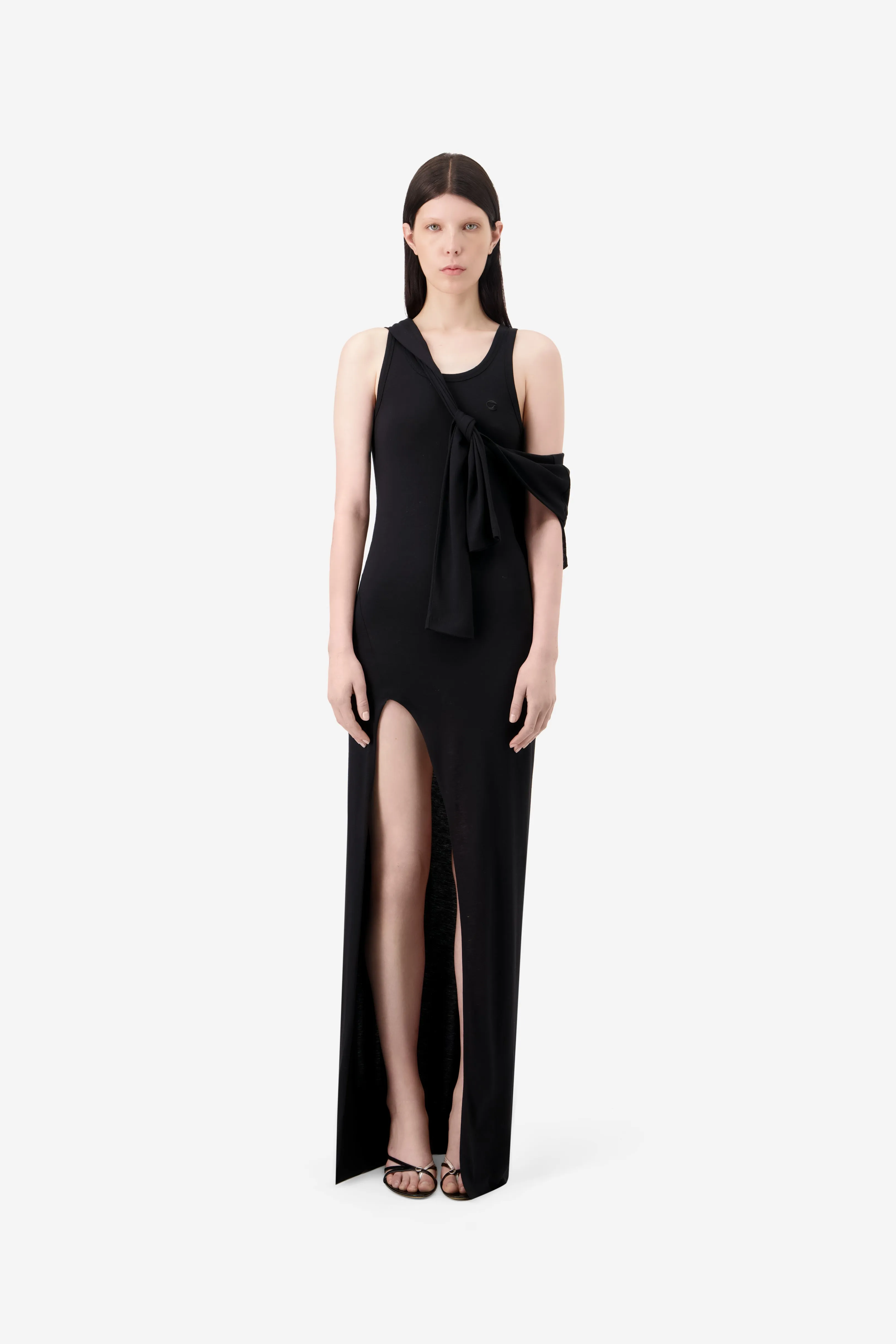 Knotted Jersey Maxi Dress sold by Coperni Paris product image thumbnail 3