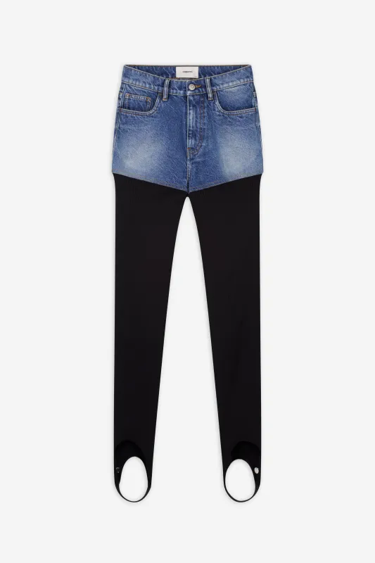 Hybrid Rib Denim Pants sold by Coperni Paris