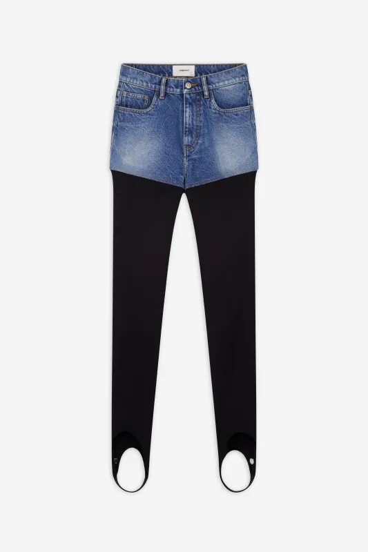 Hybrid Rib Denim Pants sold by Coperni Paris