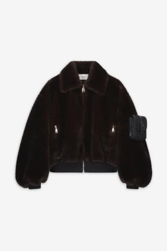Faux Fur Bomber Jacket sold by Coperni Paris