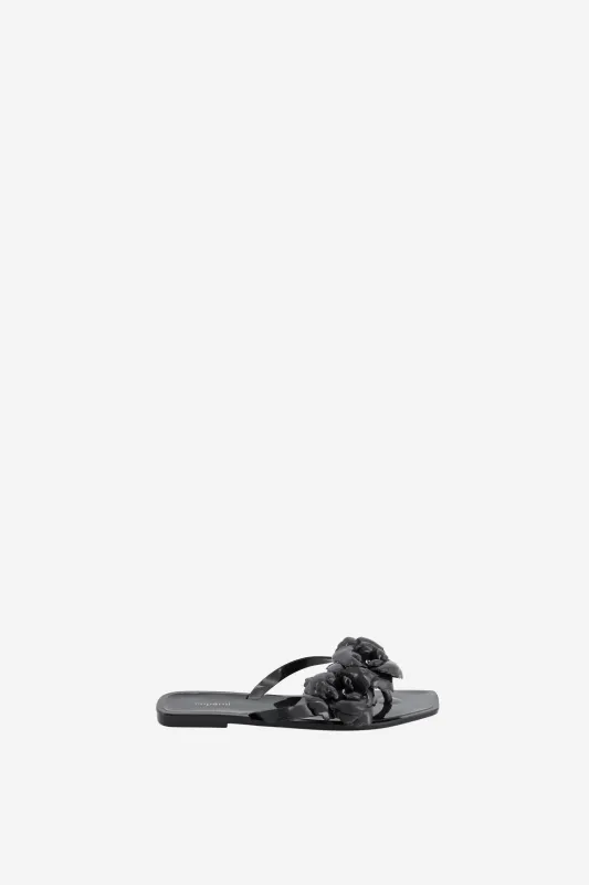 Silicone Flower Flat Sandals sold by Coperni Paris