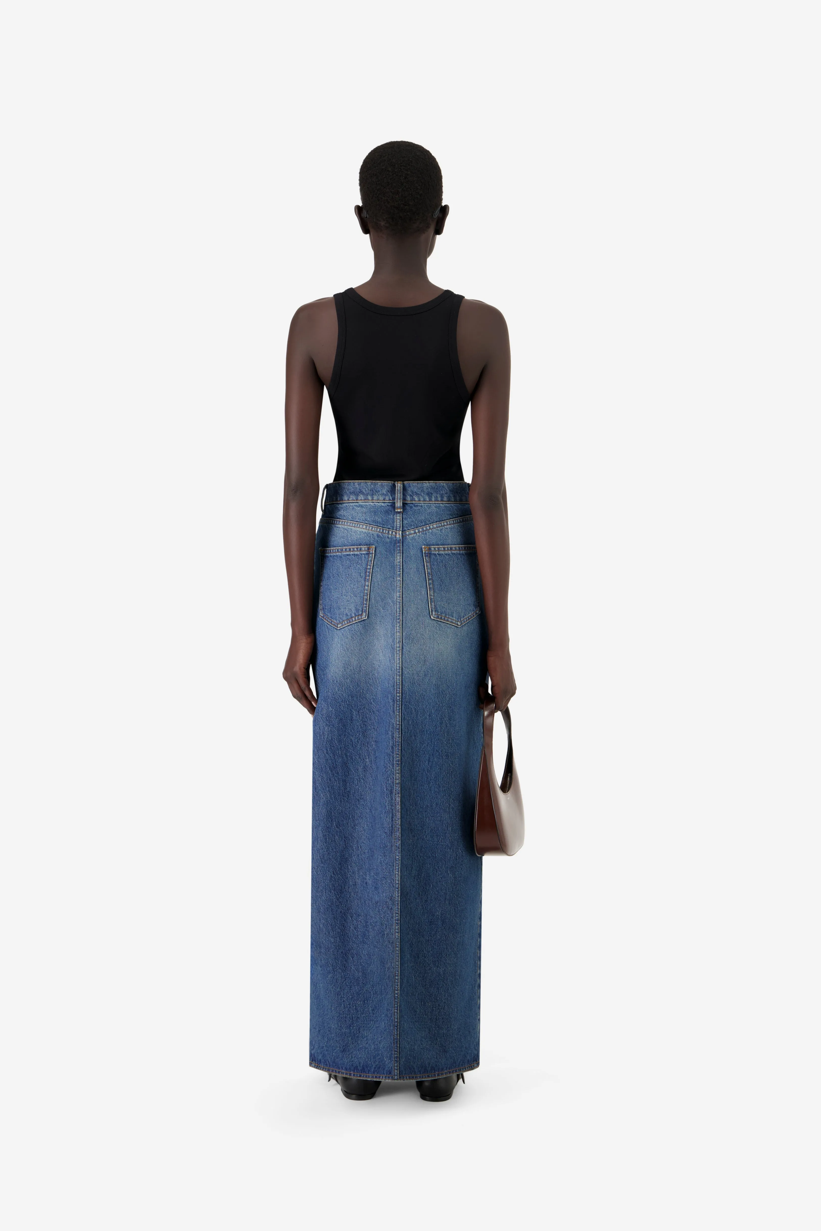 Garter Belt Denim Skirt sold by Coperni Paris product image thumbnail 5