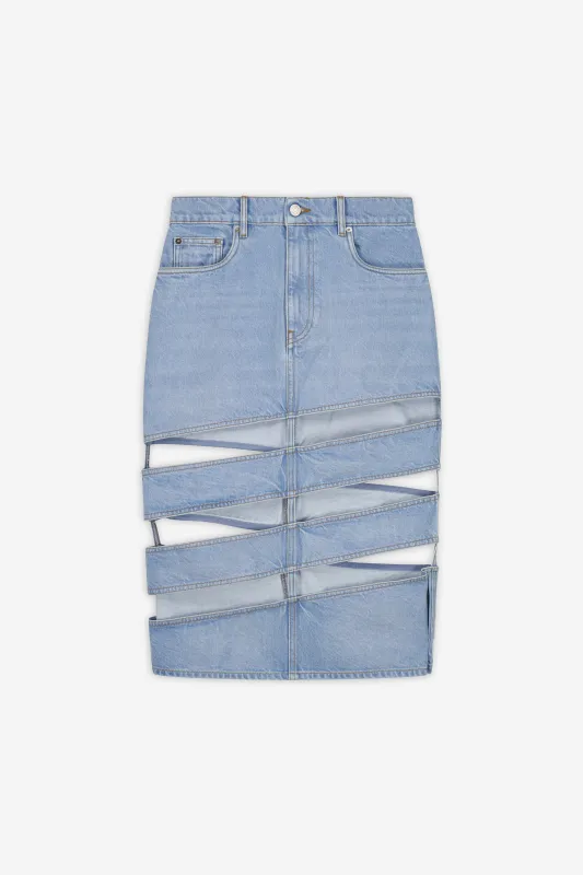 Spiral Denim Skirt sold by Coperni Paris
