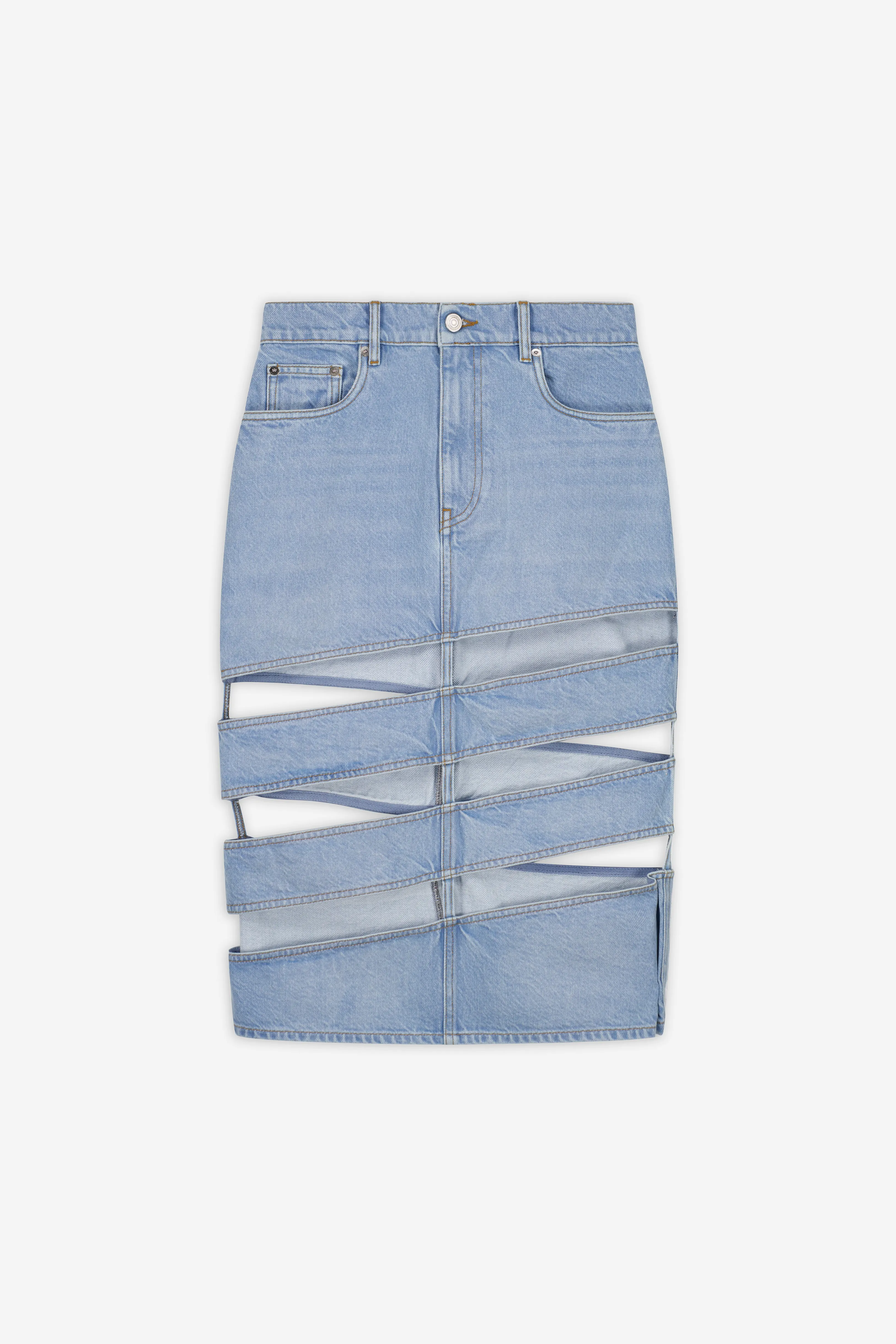 Spiral Denim Skirt sold by Coperni Paris