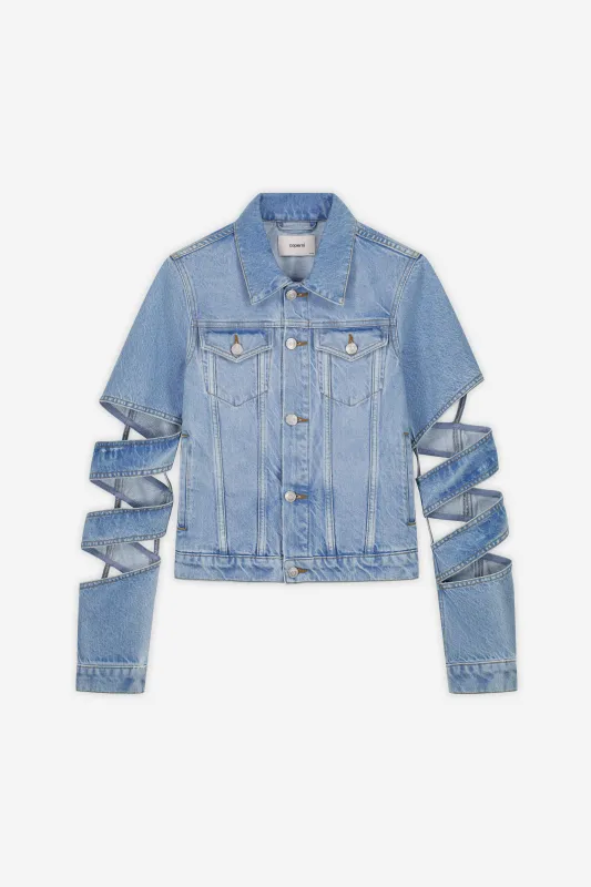 Spiral Denim Jacket made by Coperni Paris