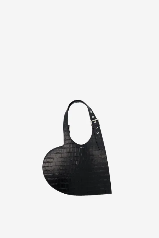 Croco Belt Heart Tote sold by Coperni Paris