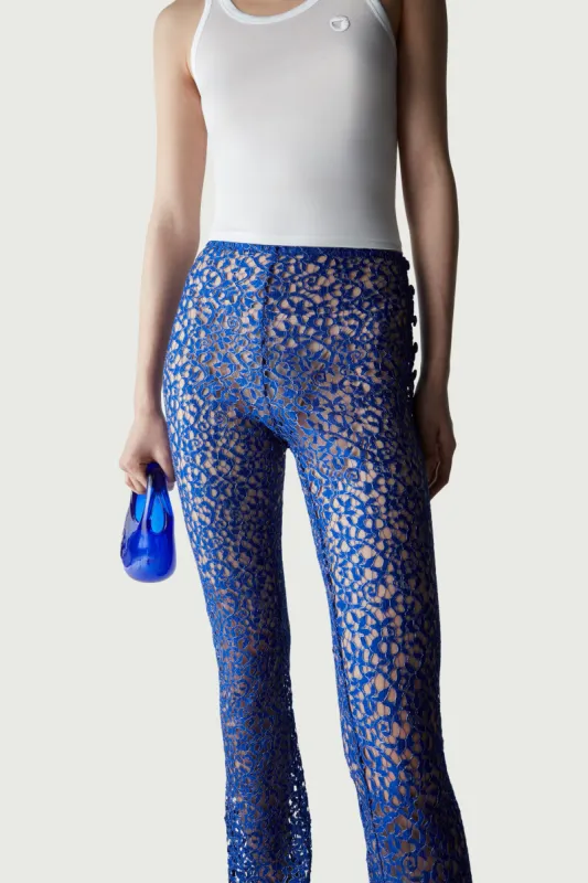 Lace Flared Trousers sold by Coperni Paris