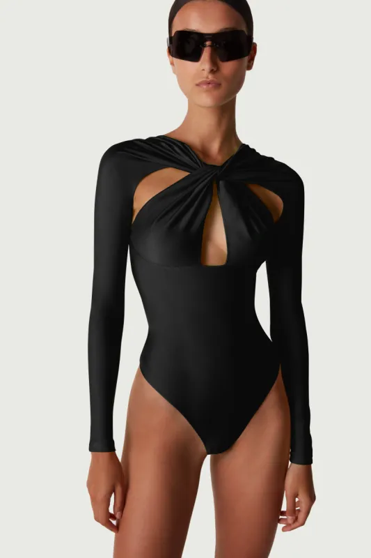 Twisted Cut-Out Bodysuit sold by Coperni Paris