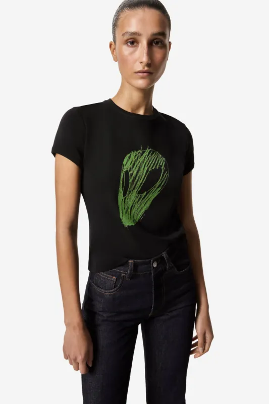 Slim Fit T-Shirt Alien Head Print sold by Coperni Paris