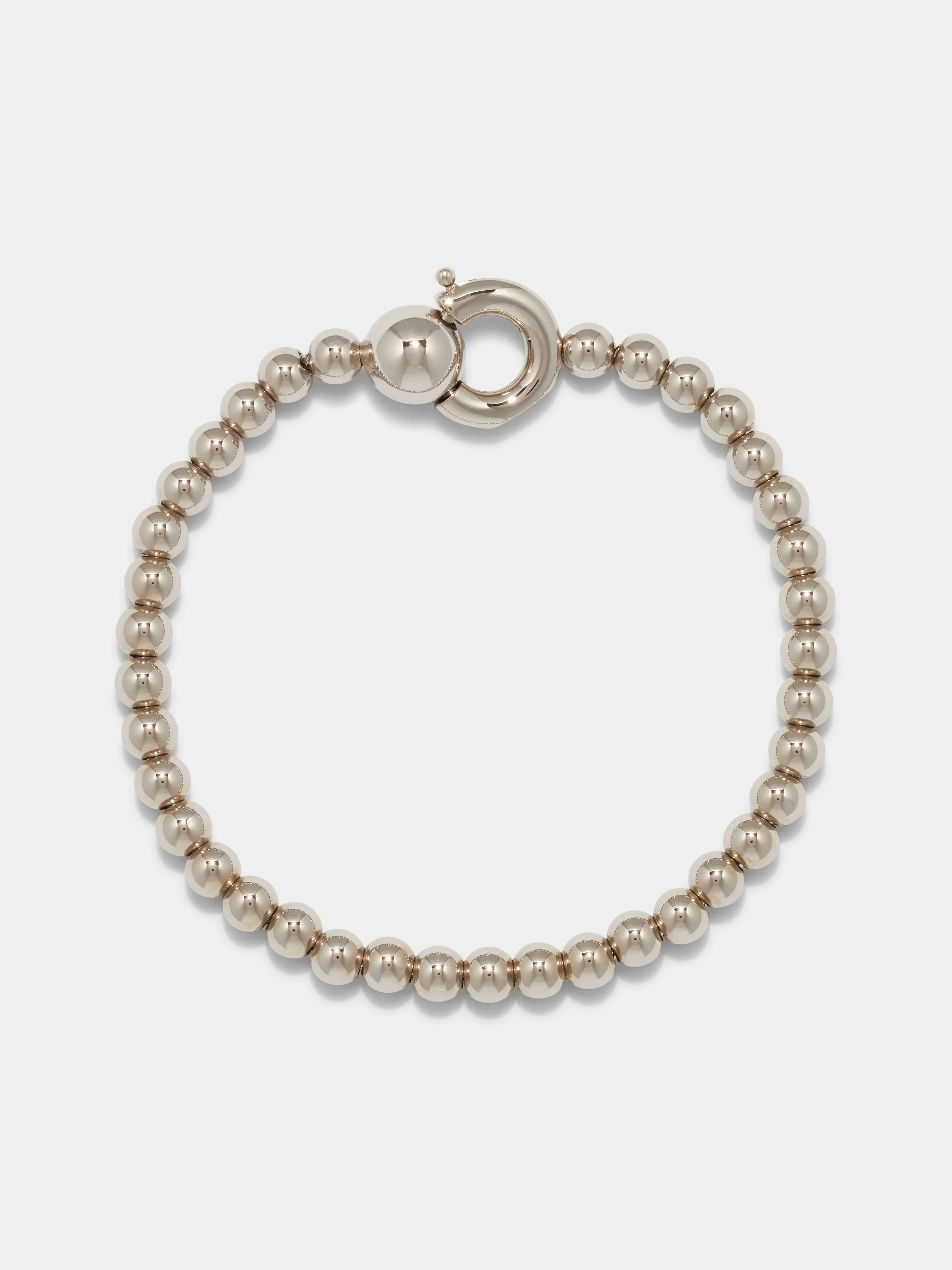Sasha Ball Chain Palladium-Plated Bracelet sold by Aeyde product image thumbnail 2