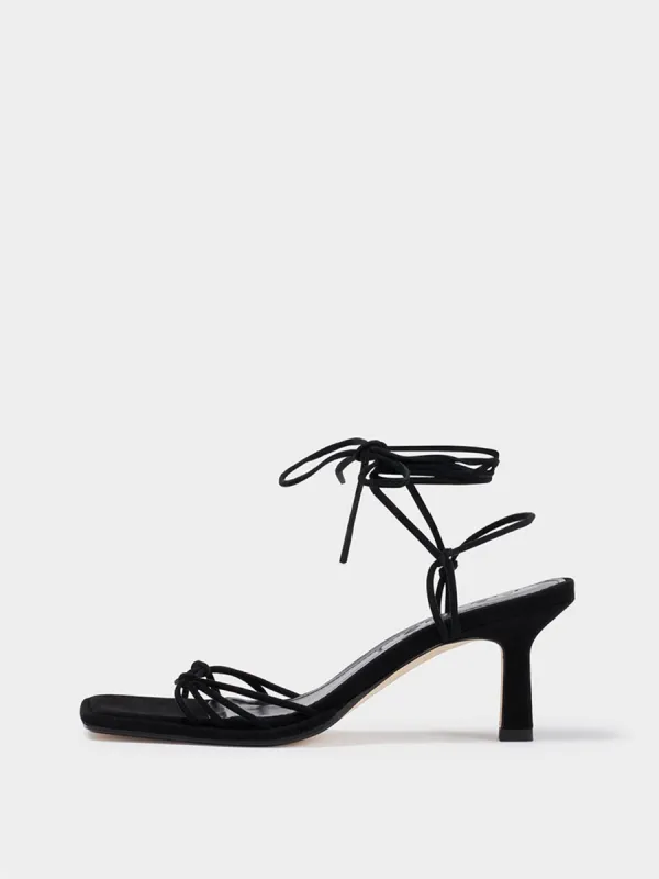 Roda Suede Lace-Up Sandals sold by Aeyde