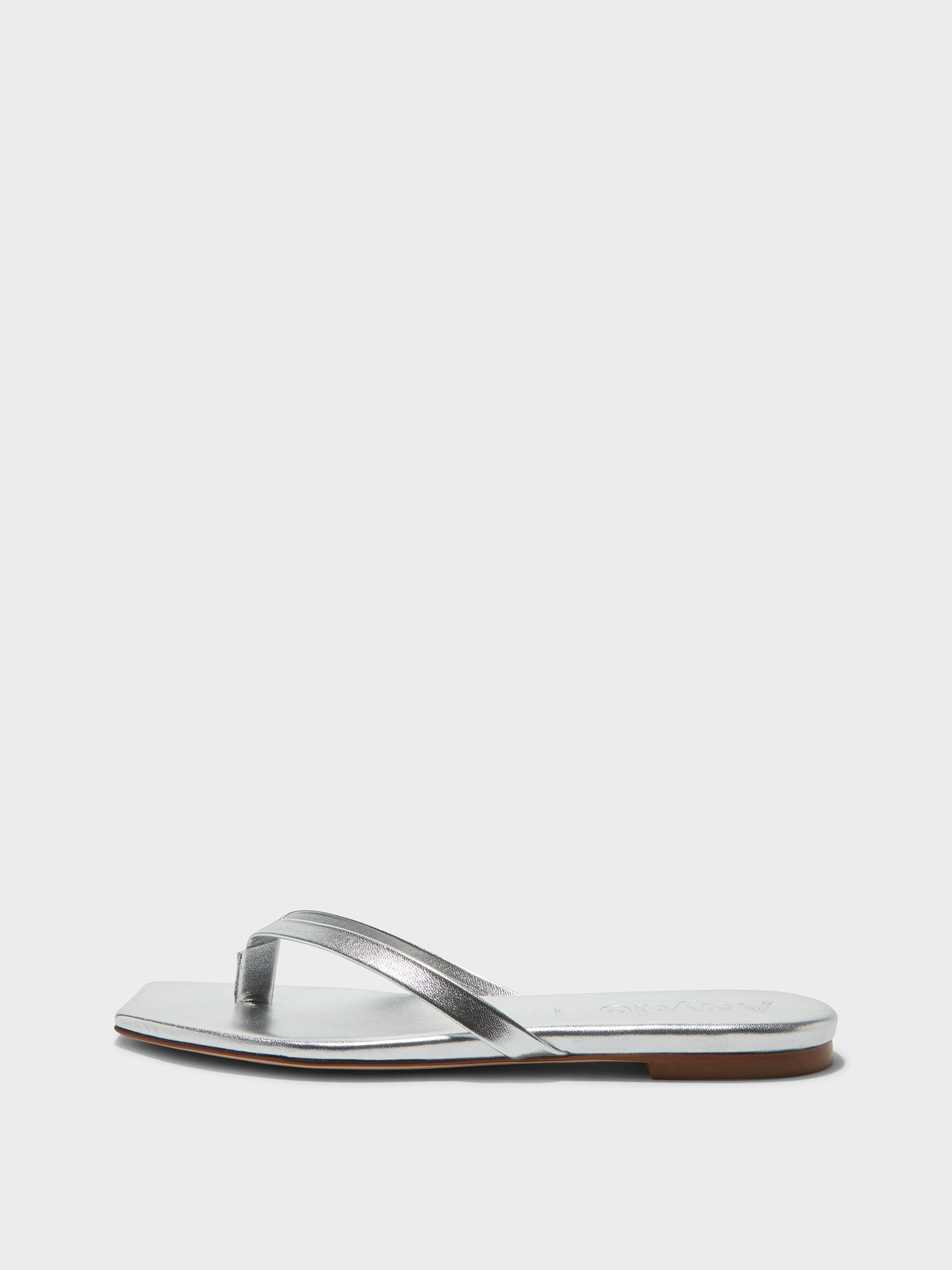 Renee Leather Thong Sandals sold by Aeyde