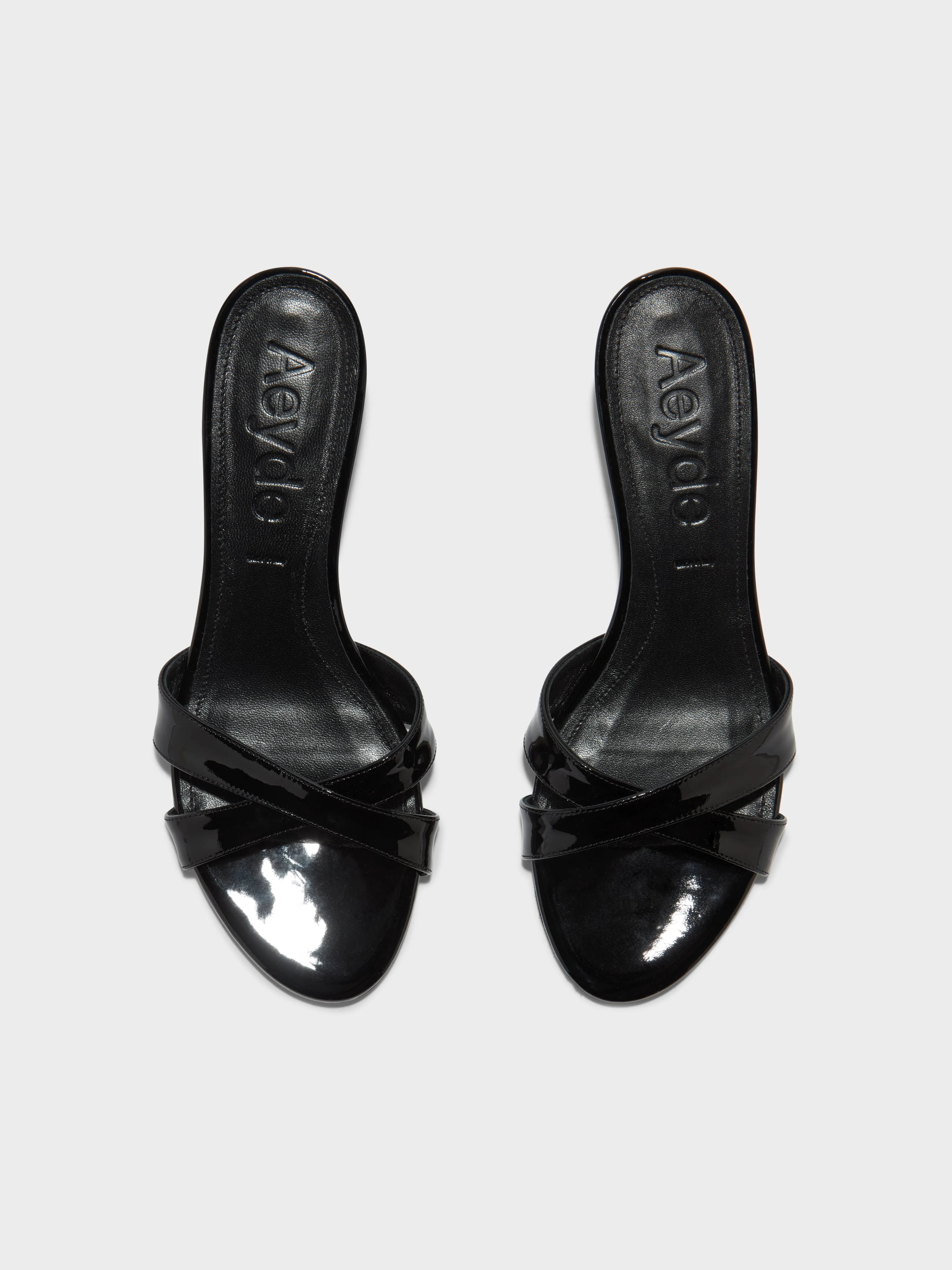 Stina Leather Kitten-Heel Sandals sold by Aeyde product image thumbnail 5