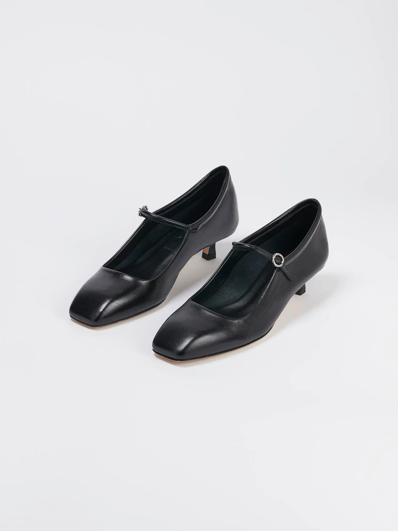 Ines Leather Mary-Jane Pumps sold by Aeyde product image thumbnail 2