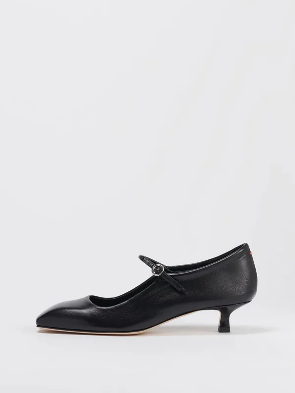 Ines Leather Mary-Jane Pumps made by Aeyde