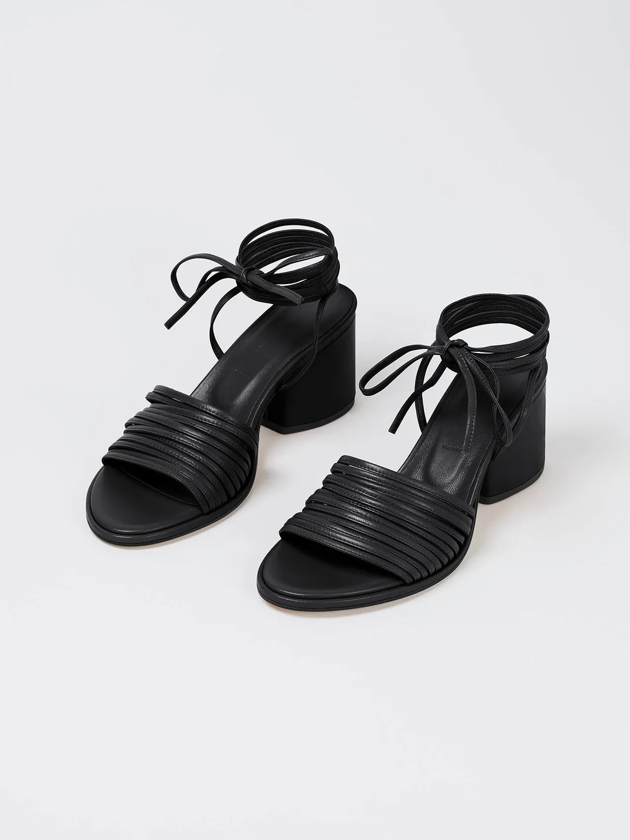 Natania Leather Lace-Up Sandals sold by Aeyde product image thumbnail 2