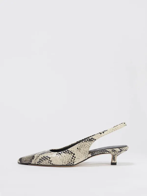 Valerie Leather Slingback Pumps sold by Aeyde