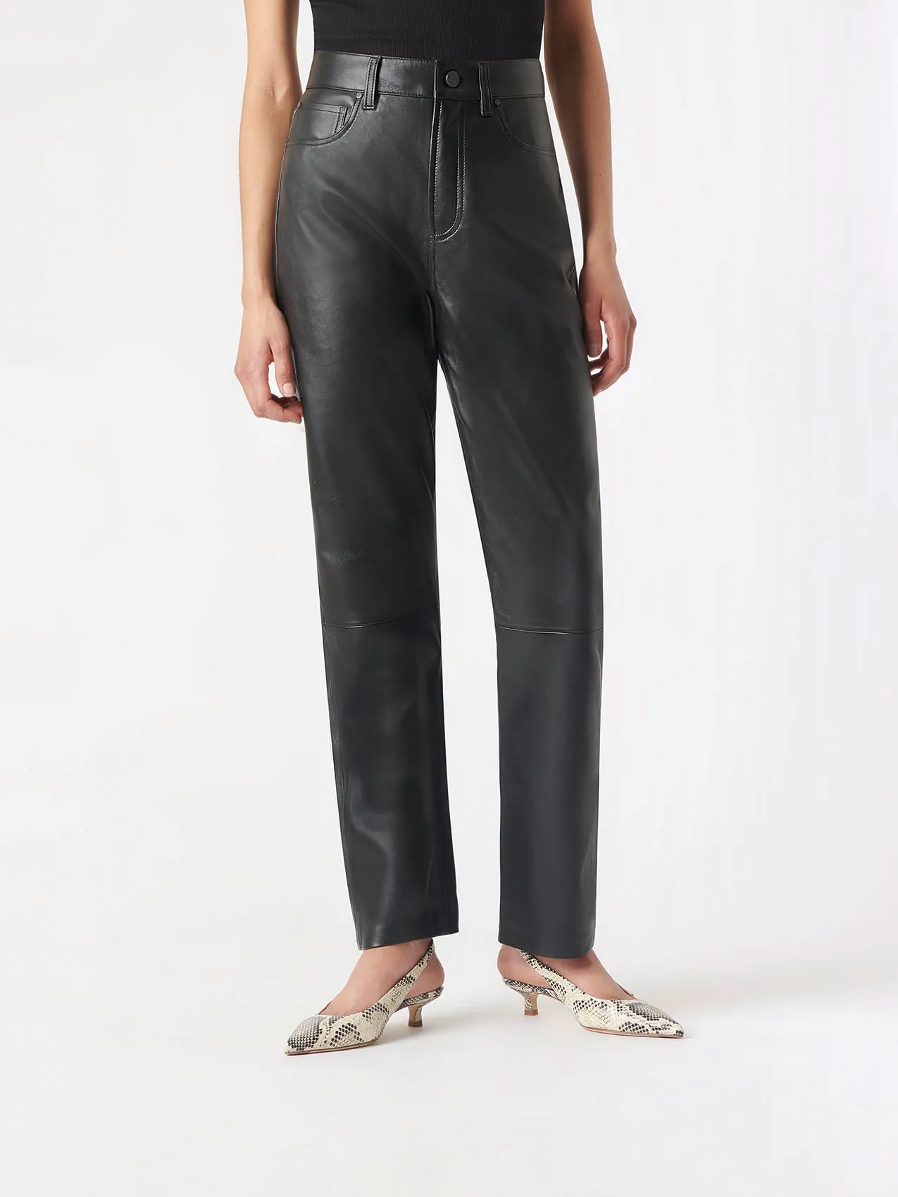 Valerie Leather Slingback Pumps sold by Aeyde product image thumbnail 5