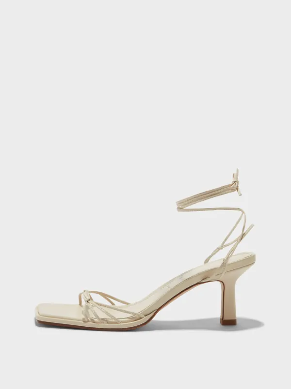 Roda Leather Lace-Up Sandals sold by Aeyde