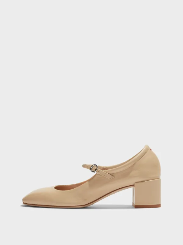 Aline Leather Mary-Jane Pumps sold by Aeyde