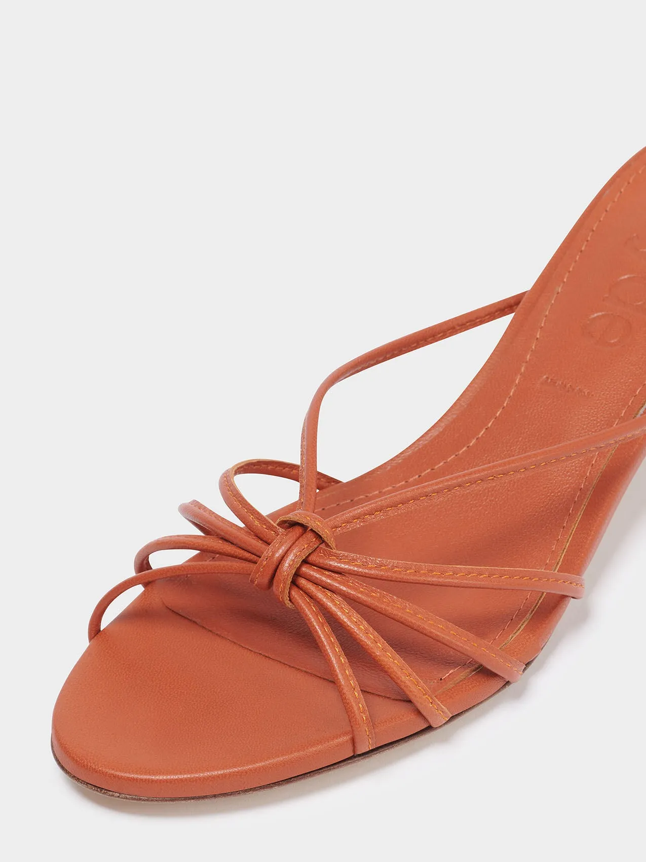 Milla Leather Kitten-Heel Sandals sold by Aeyde product image thumbnail 3