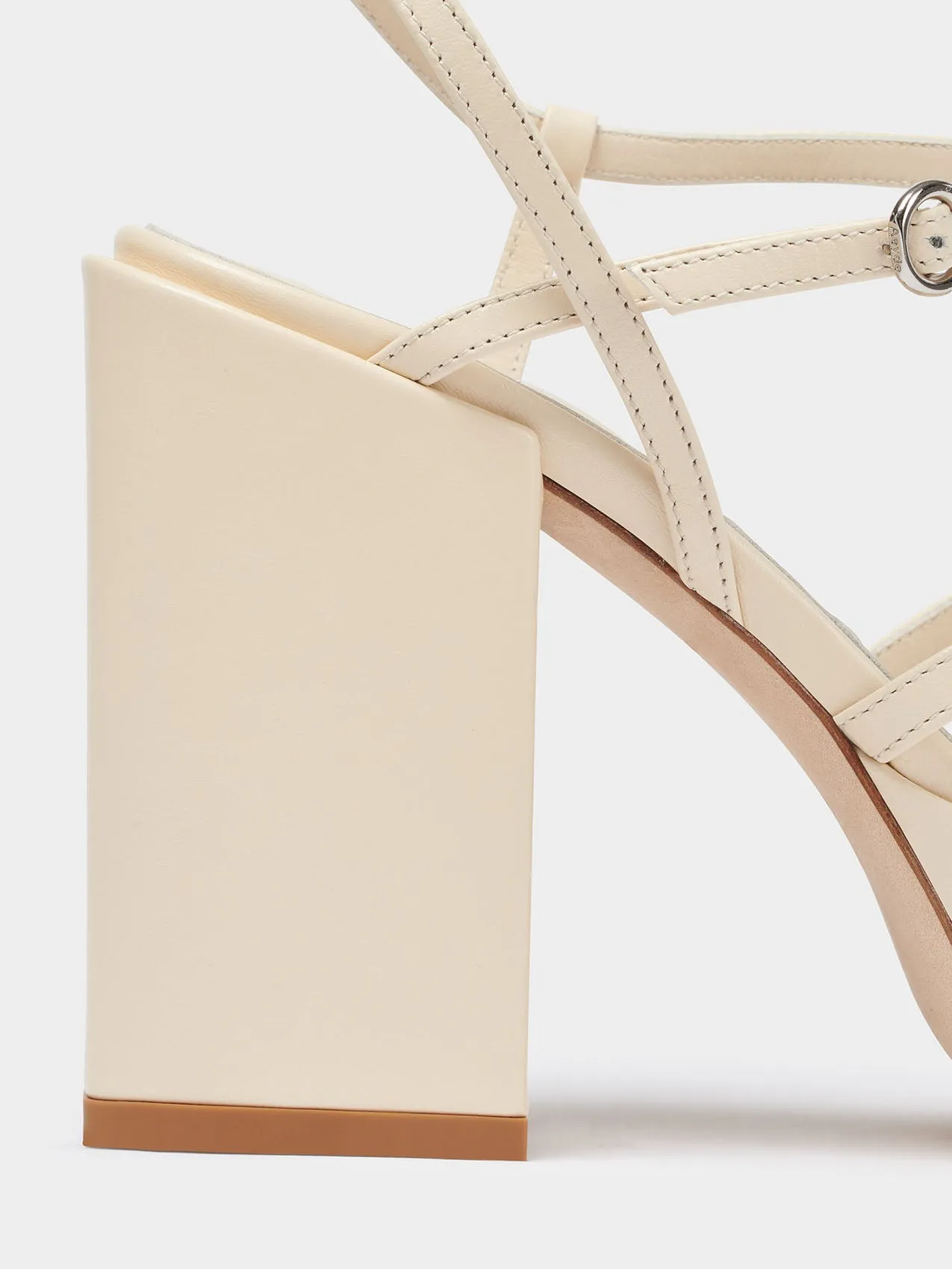 Katalin Leather Platform Sandals sold by Aeyde product image thumbnail 4