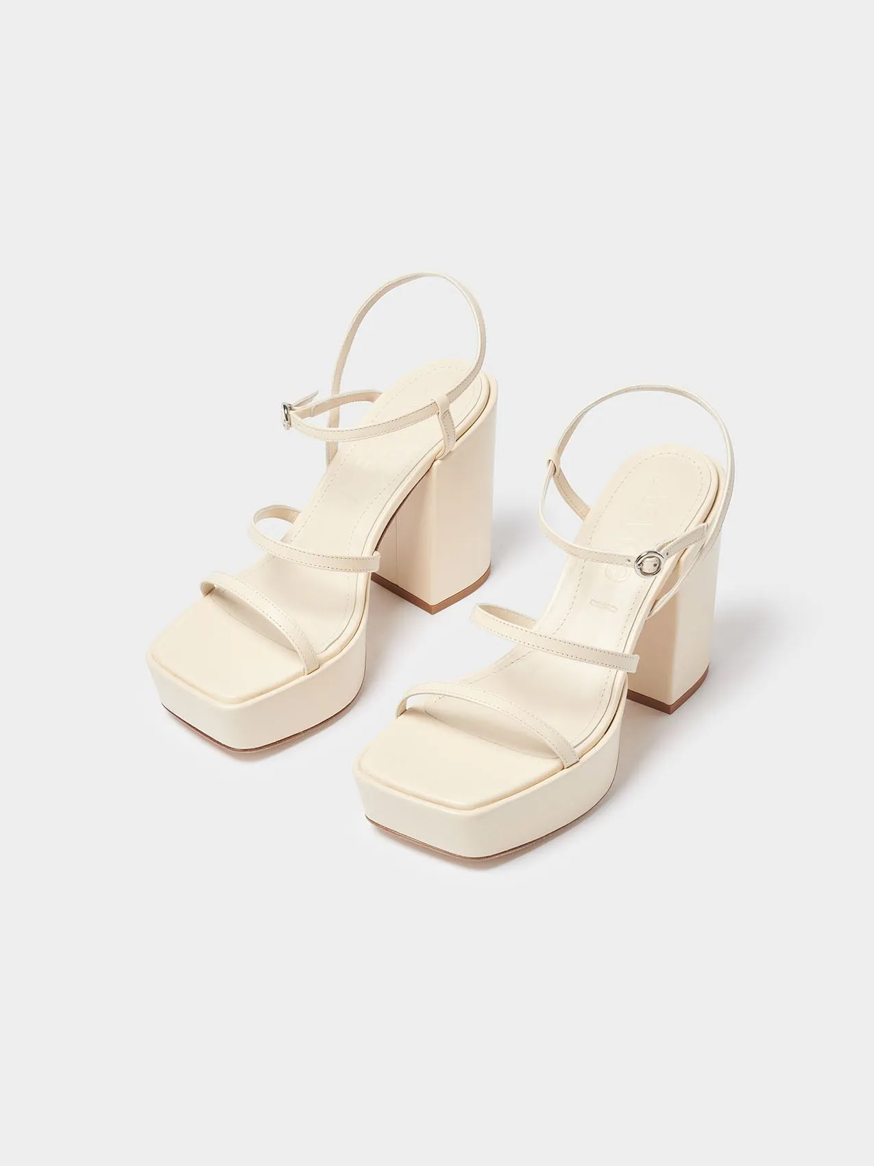 Katalin Leather Platform Sandals sold by Aeyde product image thumbnail 2