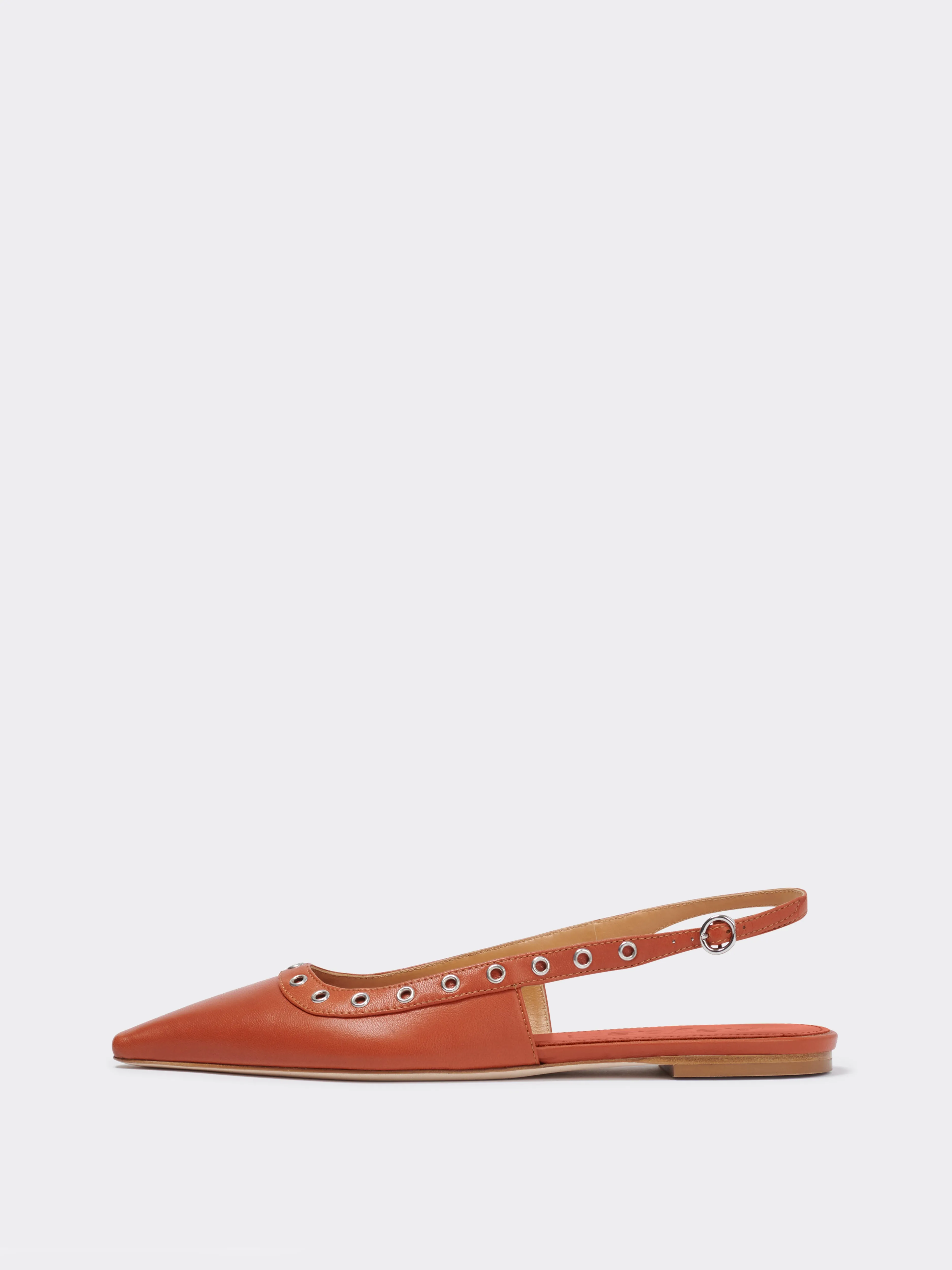 Tizia Leather Slingback Flats sold by Aeyde