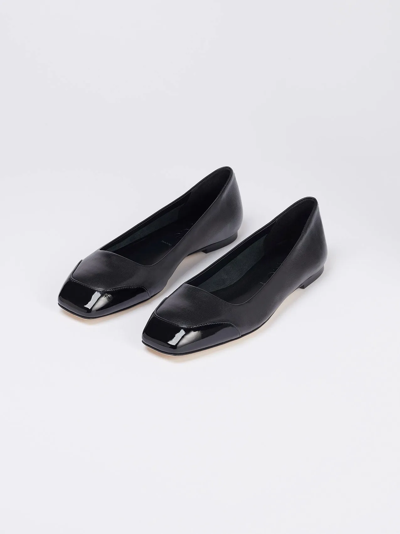 Iris Leather and Patent Ballet Flats sold by Aeyde product image thumbnail 2